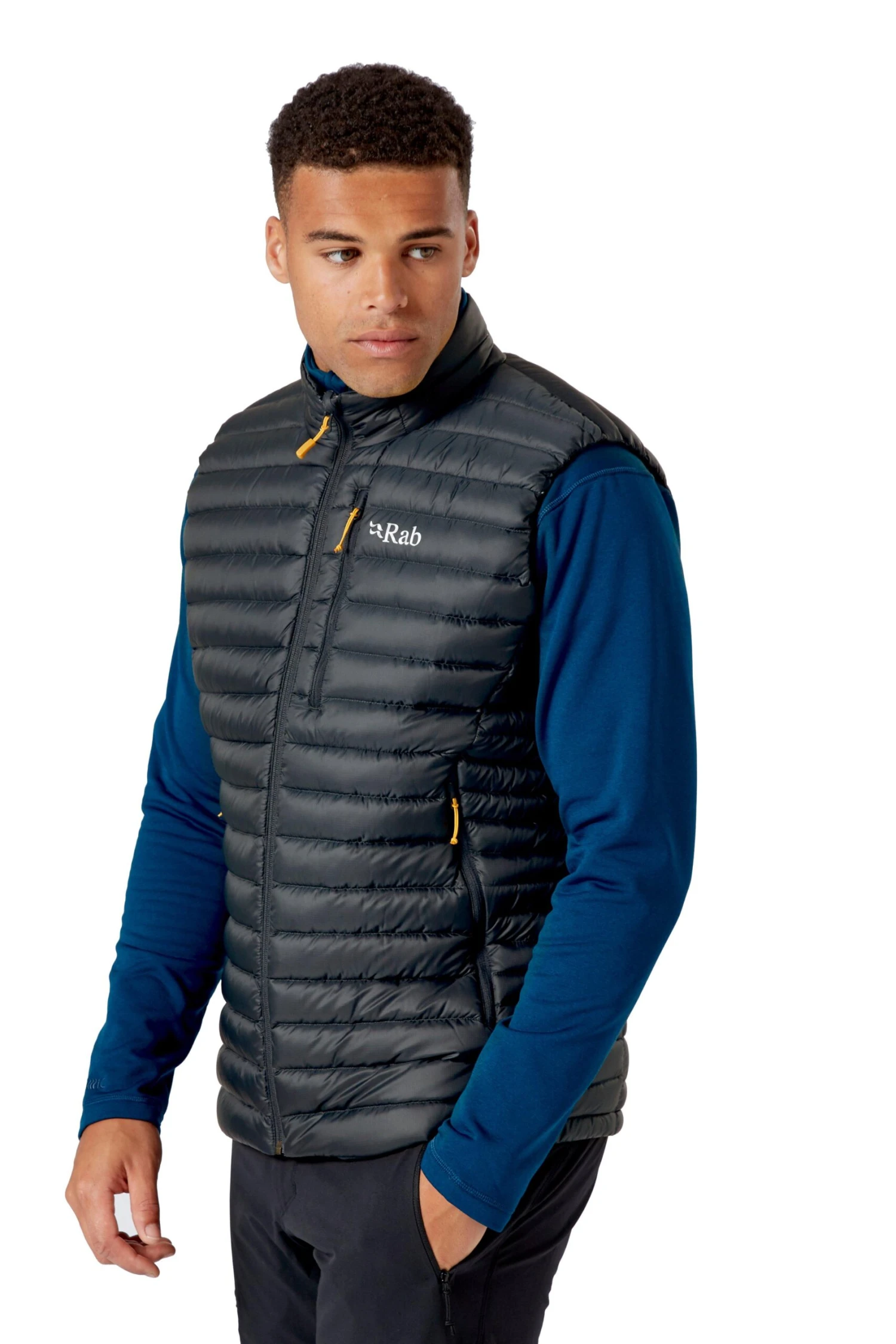 Rab Men's Microlight Vest - Beluga 3 Rab Men's Microlight Vest - Beluga - Image 3