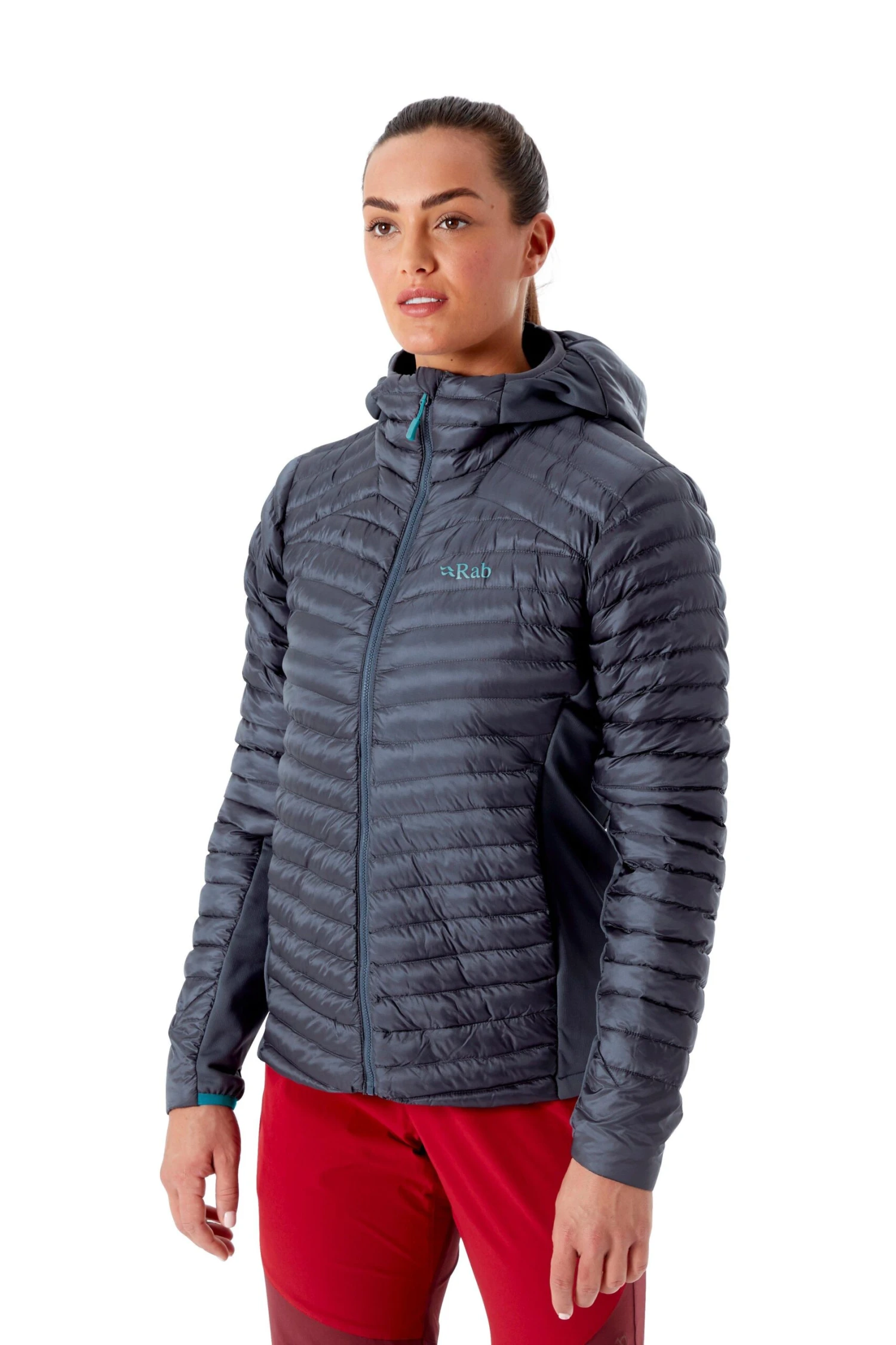 Rab Women's Cirrus Flex 2.0 Hoody - Grey 3 Rab Women's Cirrus Flex 2.0 Hoody - Grey - Image 3