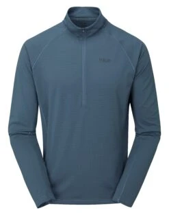 Rab Men's Sonic Long Sleeve Zip - Orion Blue