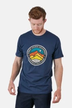 Rab Men's Stance 3 Peaks SS Tee - Navy