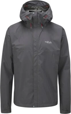 Rab Men's Downpour Plus 2.0 Waterproof Jacket - Graphene